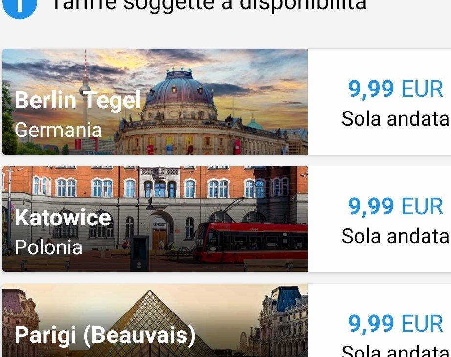 offerte voli - alla palma azzurra